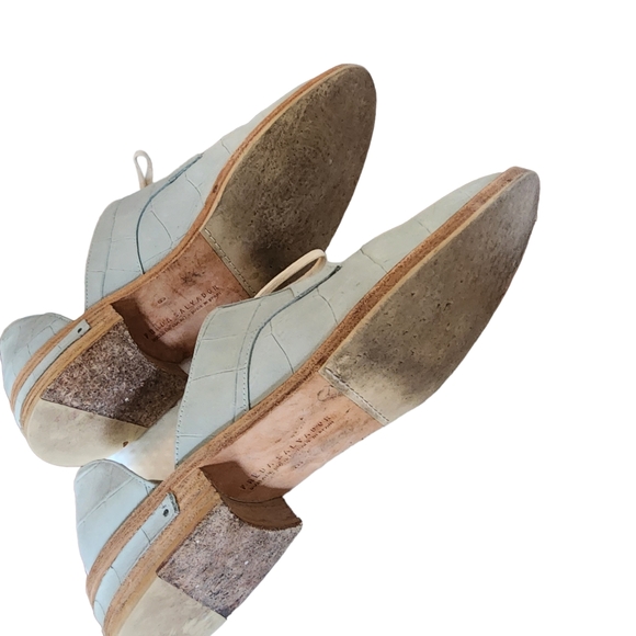 Freda Salvador Leather Wit D'Orsay Oxford Lace-Up Rare Color - Picture 8 of 9